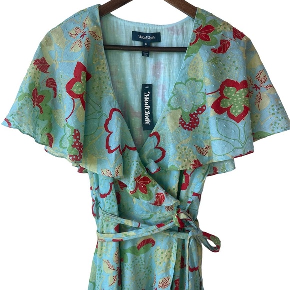 NWT Modcloth Lift Your Wings Wrap Dress - Picture 4 of 11